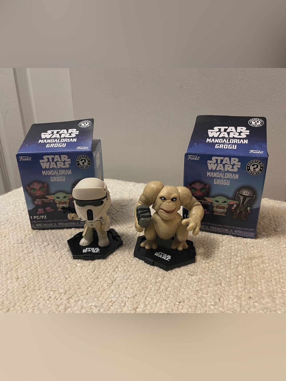Funko Star Wars Mystery Minis - Dejarik Beast and Stormtrooper bobbleheads
